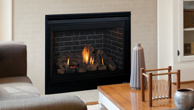 Superior DRT3500 Series 40" Direct Vent Traditional Fireplace with Electric Ignition and Charred Oak Logs, Propane (DRT3540DEP-C) (F3906)